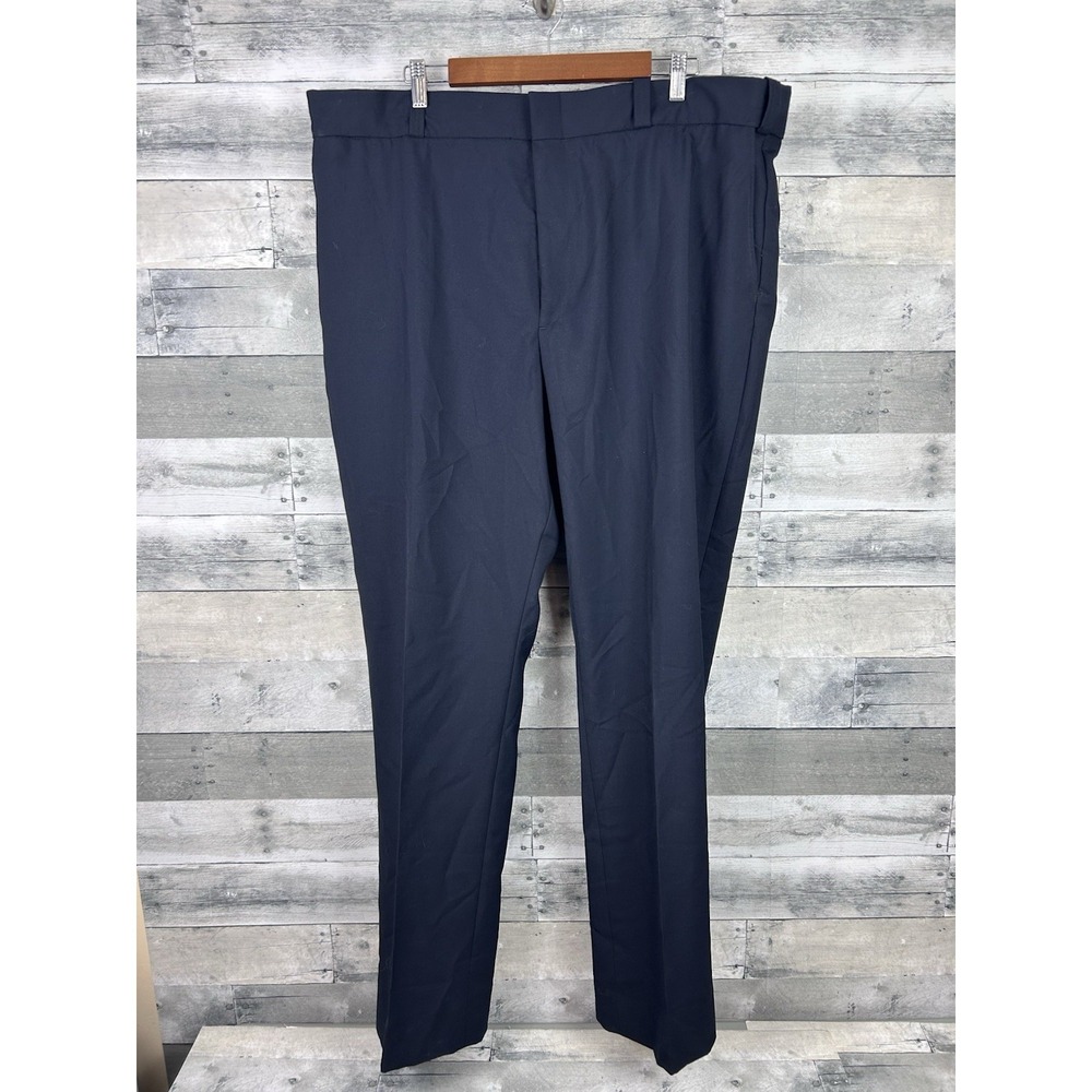 FECHHEIMER FLYING CROSS UNIFORM PANTS MEN'S 44x34 DARK NAVY Wool Blend
